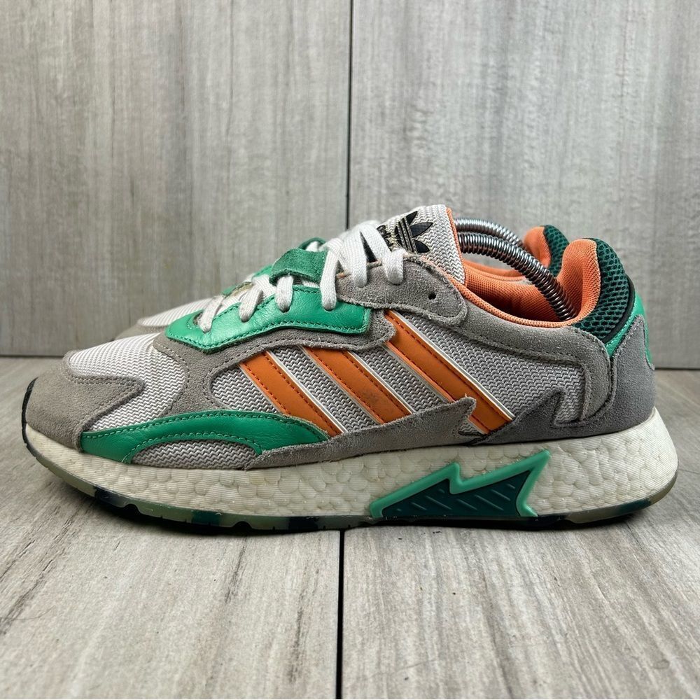 Adidas Tresc Run White Coral Athletic Sneaker Comfort Shoe ef7644 Mens Size 9.5